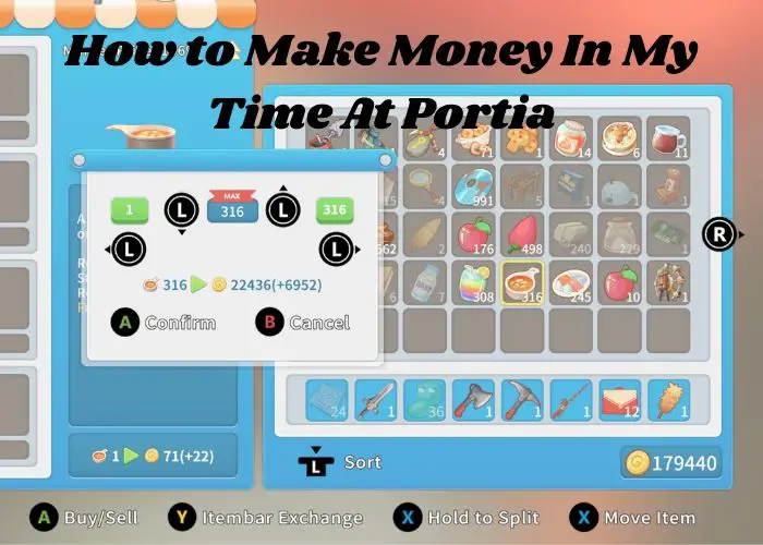 How to Make Money in My Time at Portia Sim Games Corner