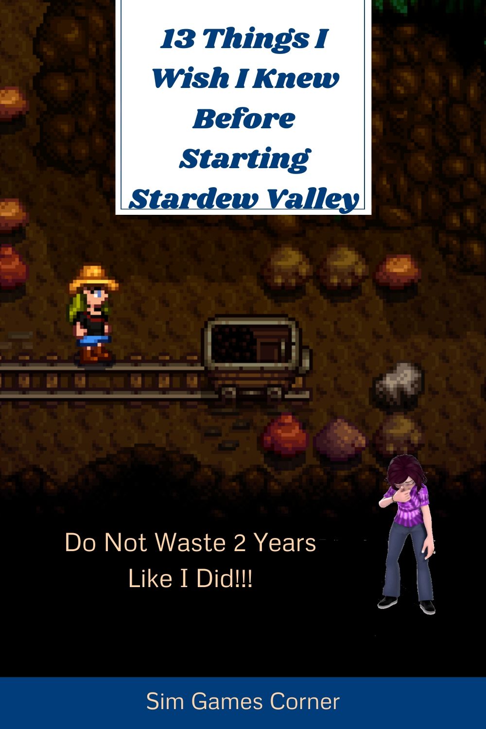 13 things I wish I knew about stardew valley pin