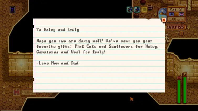 This is the stardew valley secret note 8