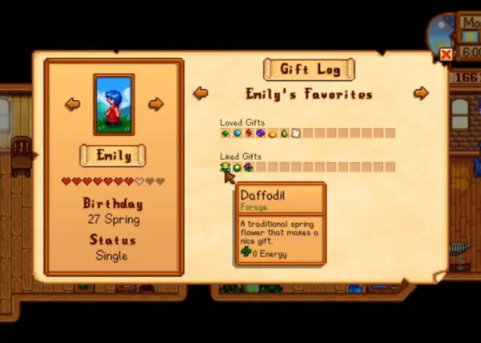 Stardew Valley Emilys Favorites Gifts 