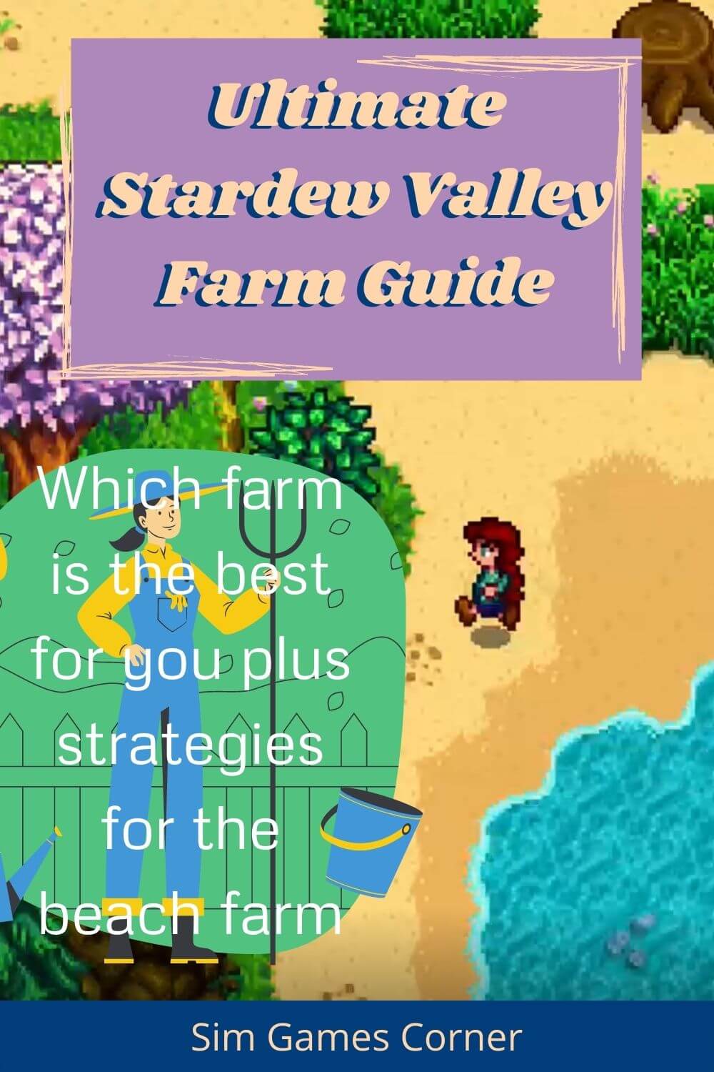 Stardew Valley Farm Guide Pin