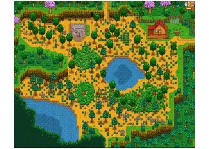 Wilderness Farm layout