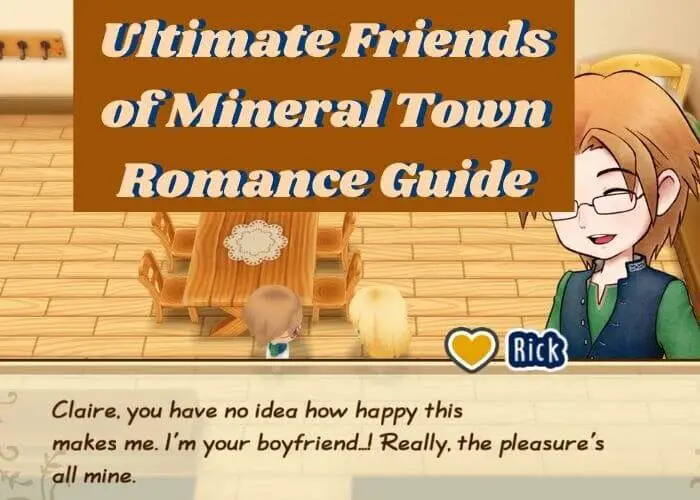 Friends of Mineral Town Romance Guide title picture